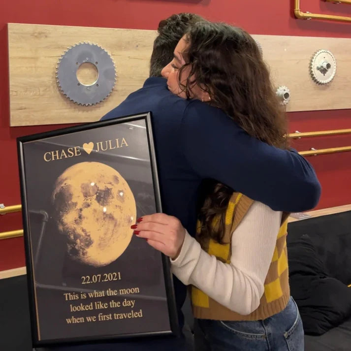 Custom Moon Phase Love Art Frame