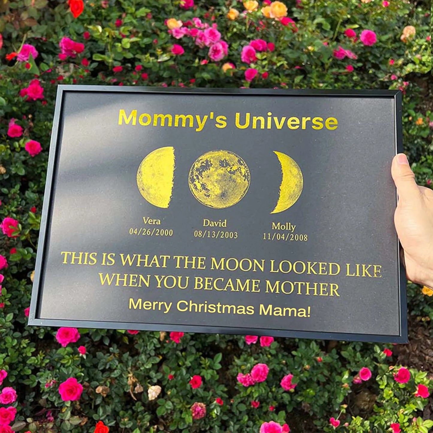 šCustom Moon Phase Art Frame ā A Unique Motherās Day Gift