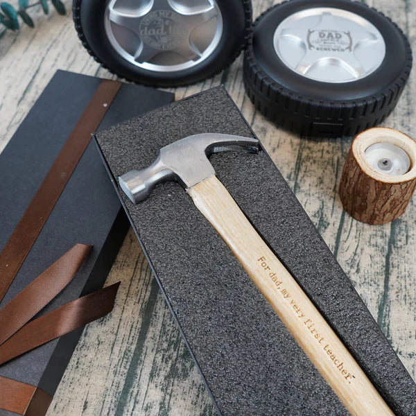 🔨 Custom Engraved Hammer & Tape Measure