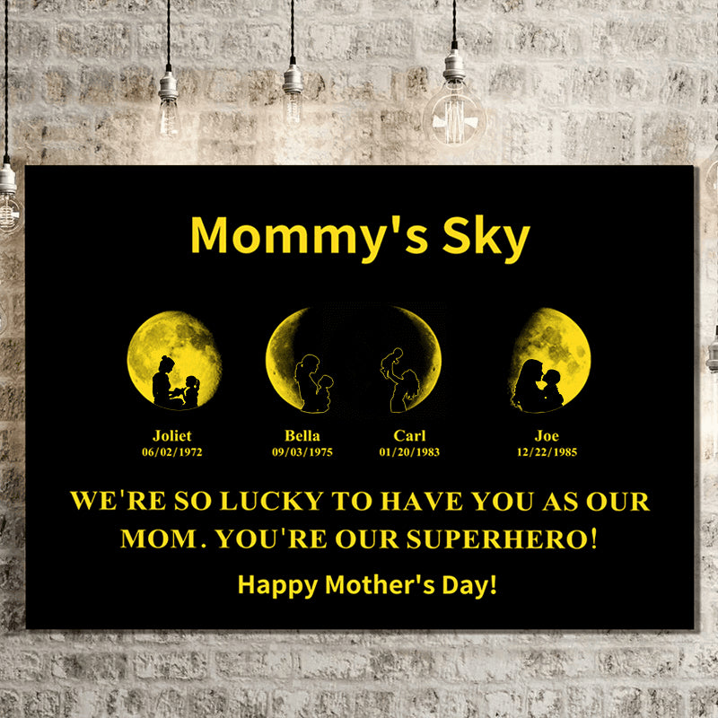 šCustom Moon Phase Art Frame ā A Unique Motherās Day Gift