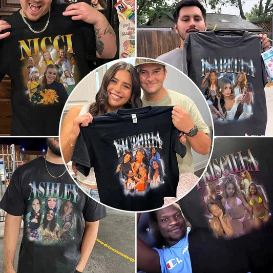 Custom Vintage Couple Photo Tee💕Sweatshirt