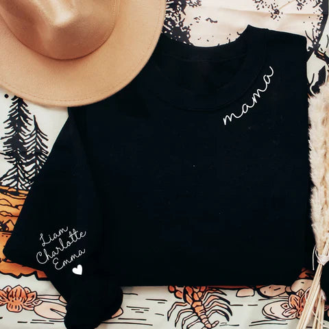 Personalized Mama Sweatshirt / Hoodie – Custom Gift for Mom