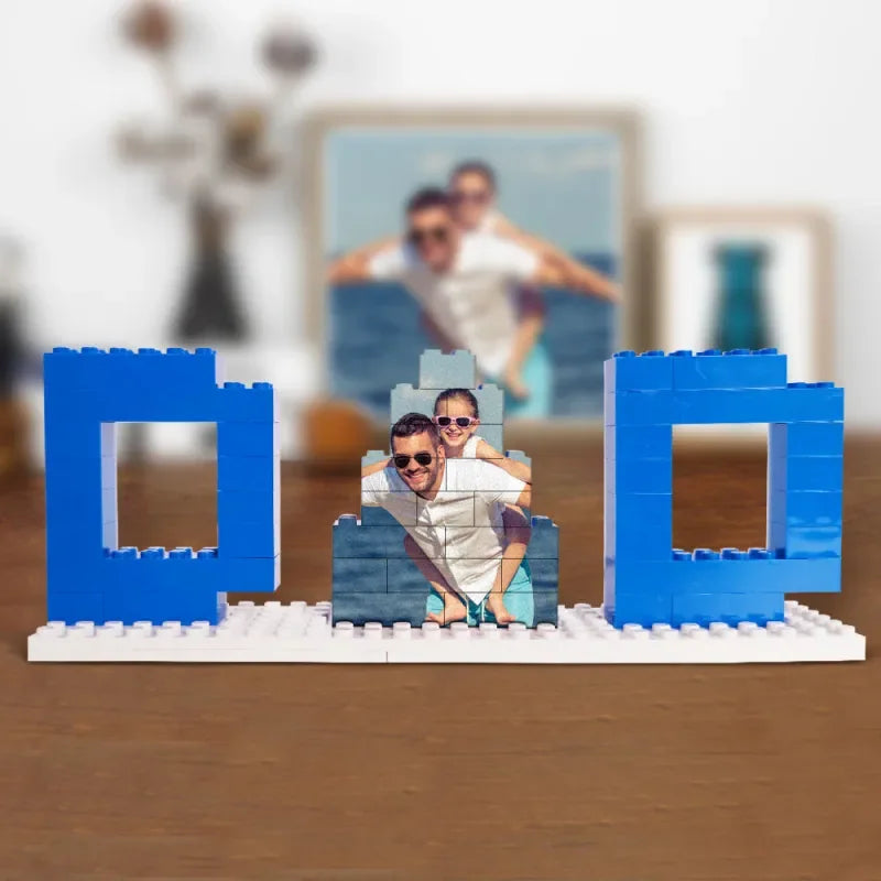 Father’s Day Gift – Custom Photo Brick Puzzle for Dad